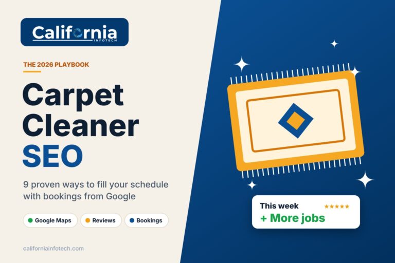 Carpet cleaner SEO guide to get more bookings from Google
