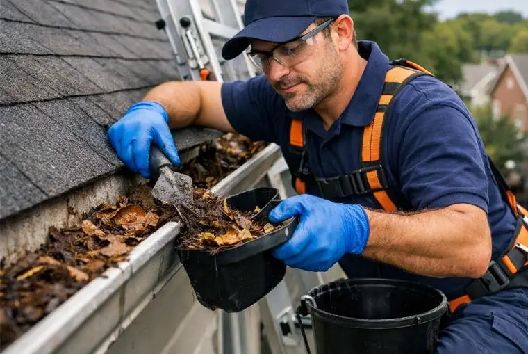 gutter cleaning business ranking higher on Google Maps with local SEO